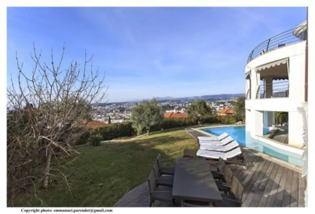 Mont Boron - Nice - Splendide Villa D'Architecte Vue Panoramique 0*,