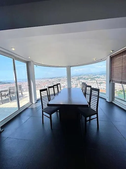 Mont Boron - Nice - Splendide Villa D'Architecte Vue Panoramique Francja